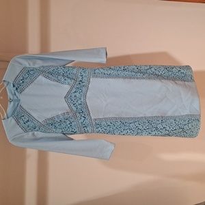 Antonio Melani "Martha" Dress Powder Baby Blue